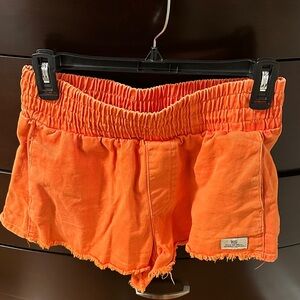 BDG High Waist Orange Shorts